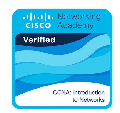 Cisco CCNA : Introduction to networks Badge